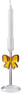 Mimmi - Ljusstake, H 22 Ø 8 cm - Flerfärgad