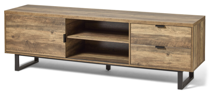 Holly - Tv-bänk, 188x45x60 cm - Brun