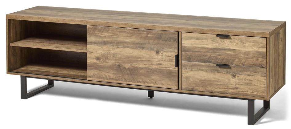 Holly - Tv-bänk, 188x45x60 cm - Brun