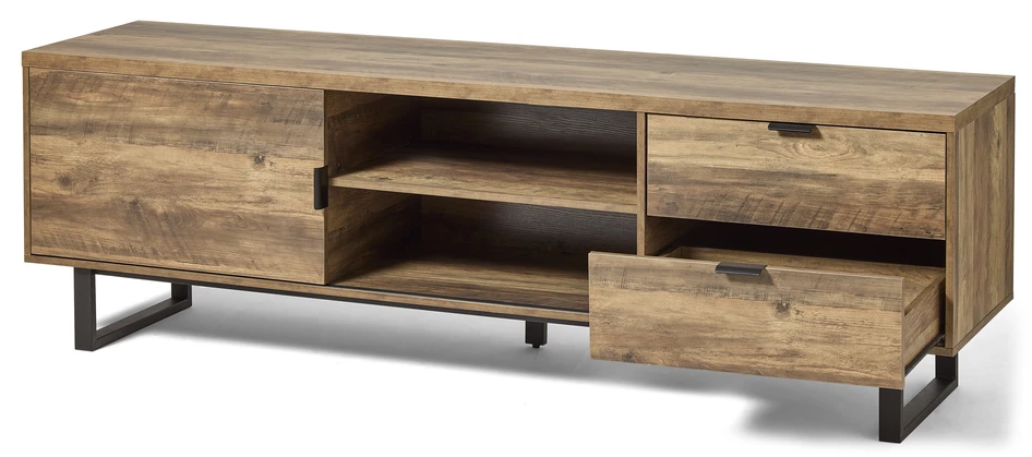 Holly - Tv-bänk, 188x45x60 cm - Brun