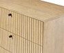 Tino - Byrå med 4 lådor, 81x40x100 cm - Beige