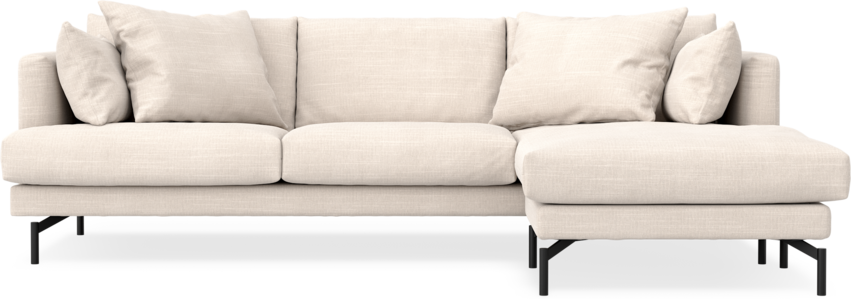 Harper - 4-sits med schäslong höger  - Beige