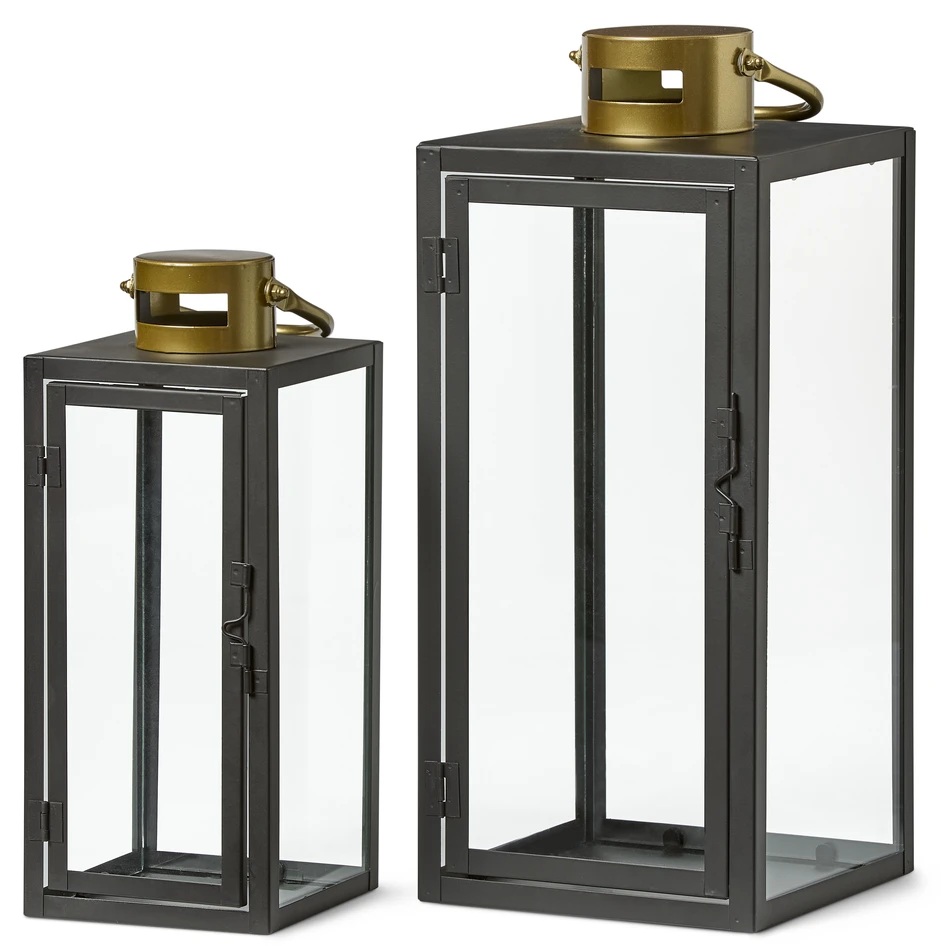 Ängsö - Lanterna, 2-pack - Svart