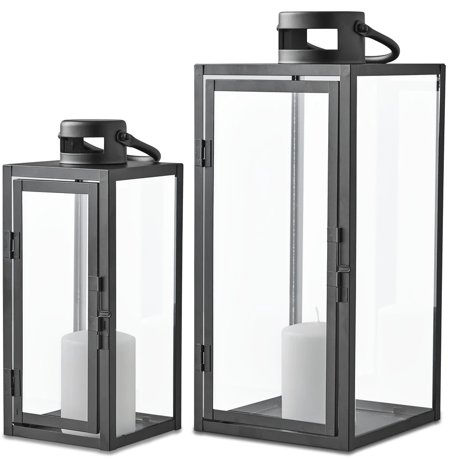 Ängsö - Lanterna, 2-pack - Svart