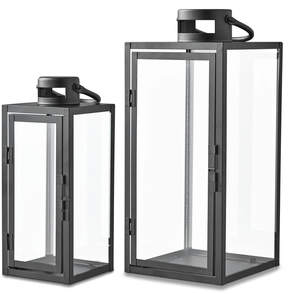 Ängsö - Lanterna, 2-pack - Svart