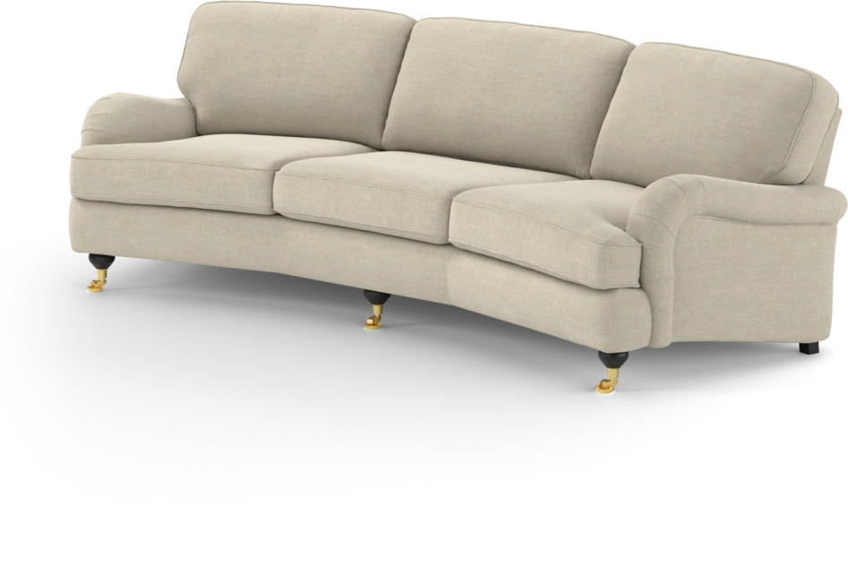 Oxford - 3-sits soffa svängd - Beige