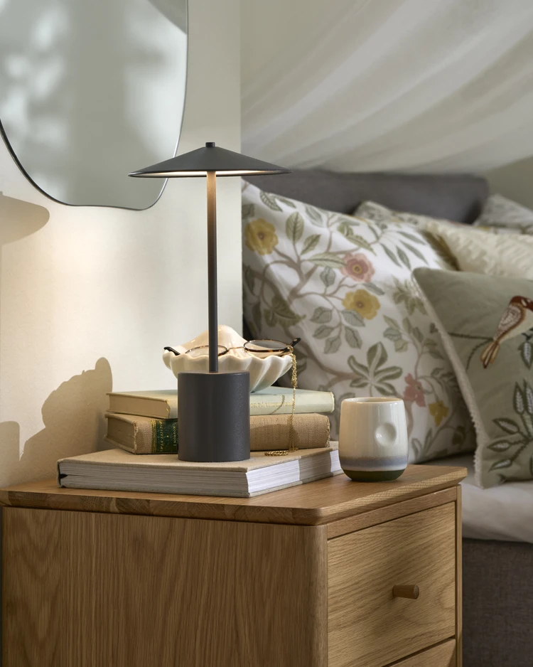 Acke - Portabel bordslampa, H33 Ø17 cm - inspiration