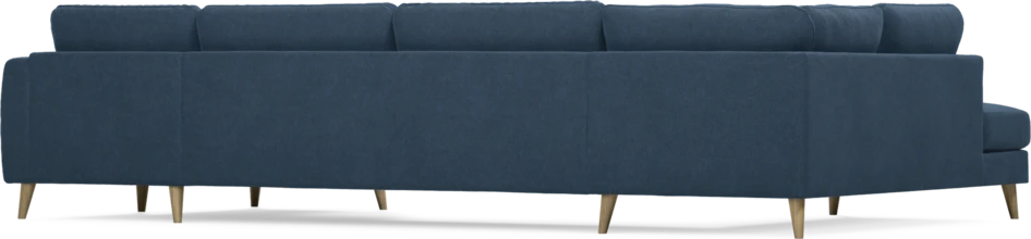 Bridge - 3-sits soffa med divan vänster och schäslong höger - Blå