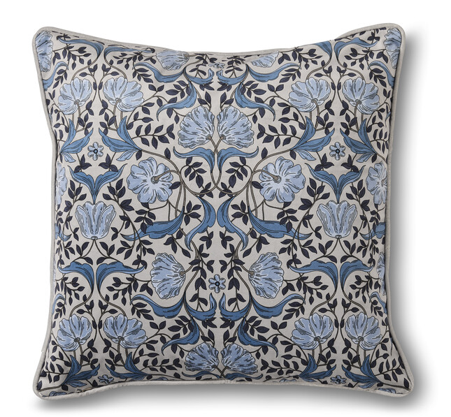 Melina - Kuddfodral, 50x50 cm - Blå