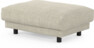 Cherrie - Fotpall 100, fast klädsel - Beige