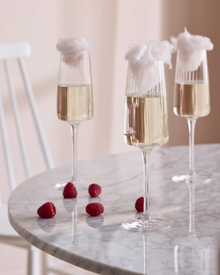 Exclusiva - Champagneglas 4 pack, H 22,5 Ø 6,8 cm, 25,5 cl, - inspiration