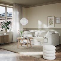 Willow - 3-sits soffa, hel dyna, med kappa - inspiration