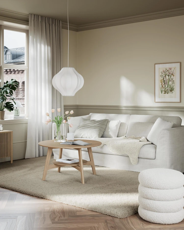Willow - 3-sits soffa, hel dyna, med kappa - inspiration