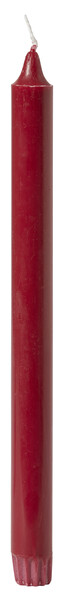 Tindra - Rustikljus, H 28 cm, brinntid 10 h - Röd