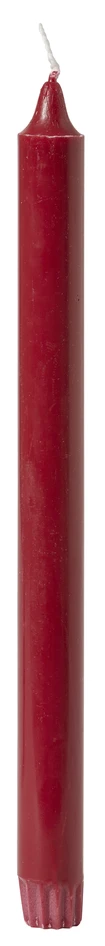 Tindra - Rustikljus, H 28 cm, brinntid 10 h - Röd