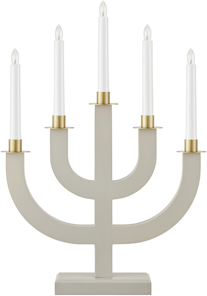 Edith - Adventsljusstake,  H 49, B 35 cm  - Beige