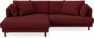 Harper - 4-sits med schäslong XL vänster - Rosa
