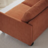 Madison Lux - 3-sits soffa med divan höger - Orange