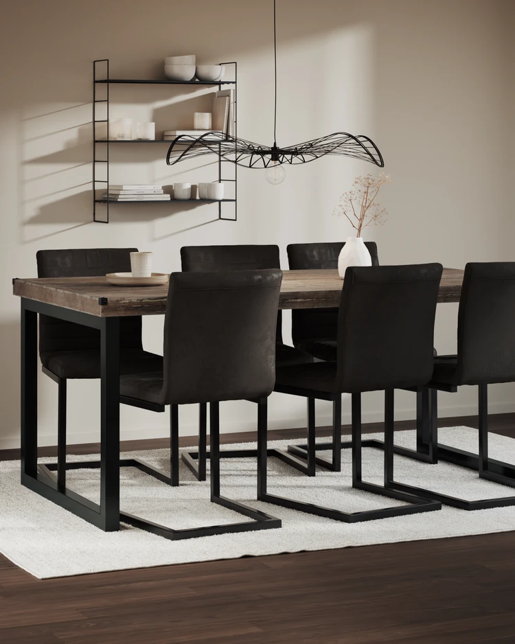Woodenforge - Matgrupp med 6 stolar Chatham - inspiration