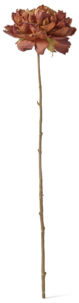 Pion - Konstväxt, H63 cm - Röd