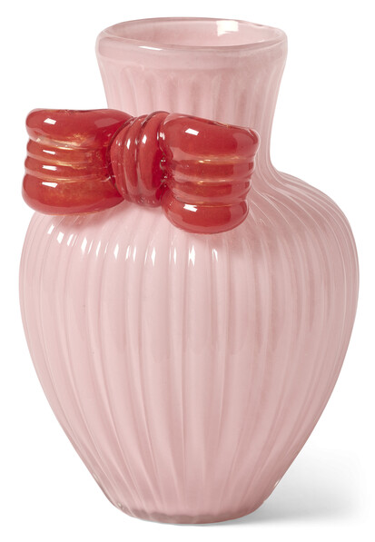 Bow - Vas, H 20,8 Ø 14,5 cm - Rosa