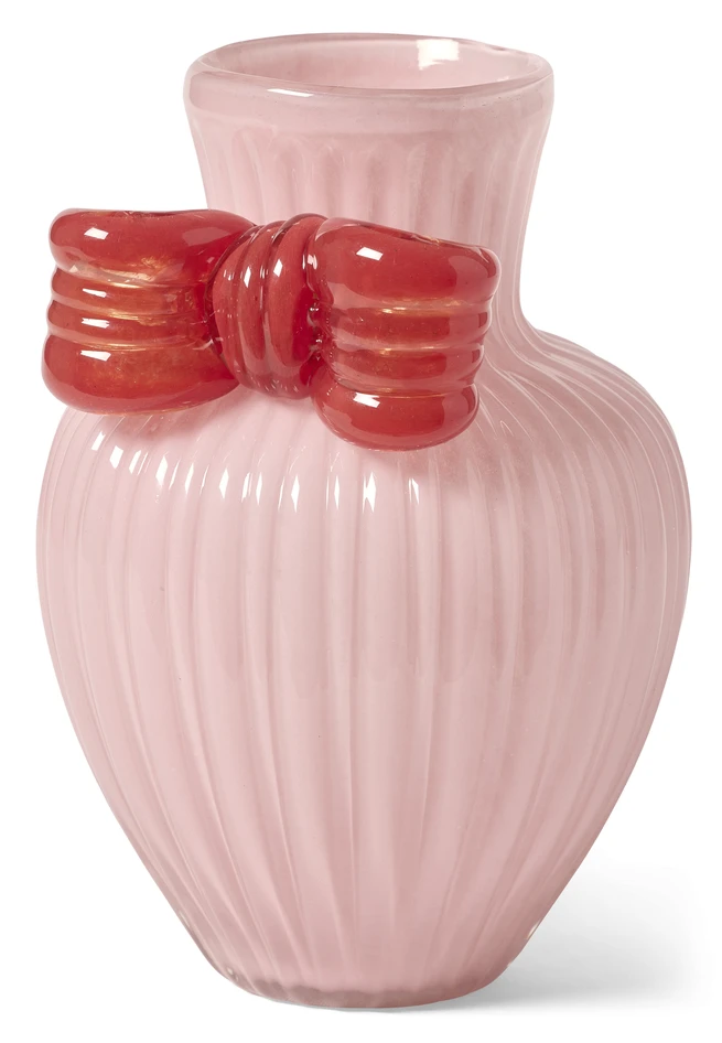 Bow - Vas, H 20,8 Ø 14,5 cm - Rosa