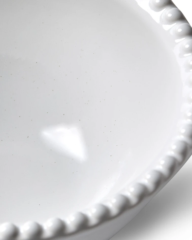 Leonor - Skål, H 7,5 Ø 14,5 cm - Vit