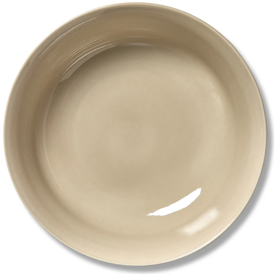 Leonor - Skål, H 9 Ø 30 cm - Beige