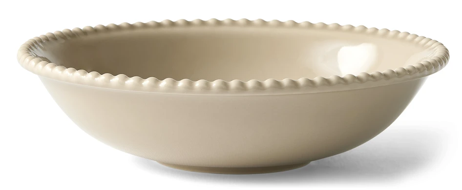 Leonor - Djup tallrik, Ø 20 cm - Beige