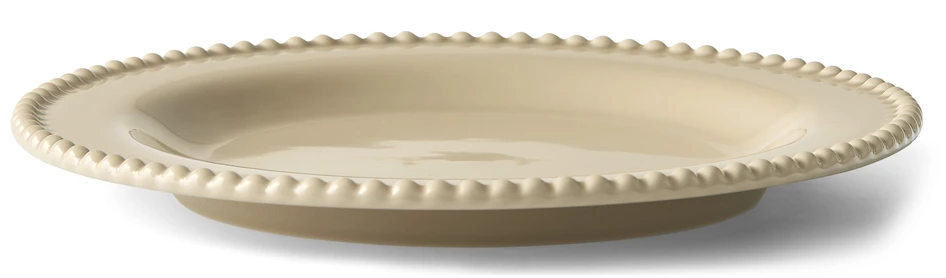 Leonor - Assiett, Ø 23 cm - Beige