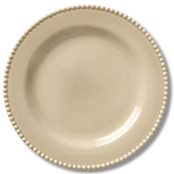 Leonor - Assiett, Ø 23 cm - Beige