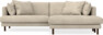 Harper - 4-sits med schäslong XL höger - Beige