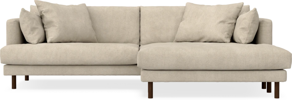 Harper - 4-sits med schäslong XL höger - Beige