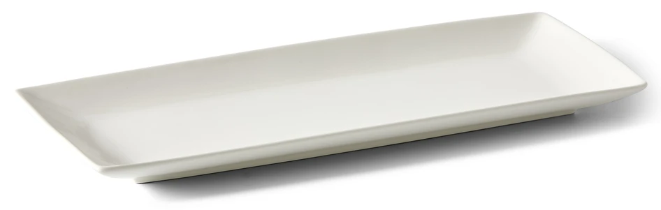 Alwa - Serveringsfat, 20,2x8,6x1,5 cm - Vit