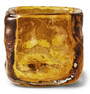 Cube - Ljuslykta, H 10,5 B 11 cm - Orange
