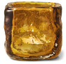 Cube - Ljuslykta, H 10,5 B 11 cm - Orange