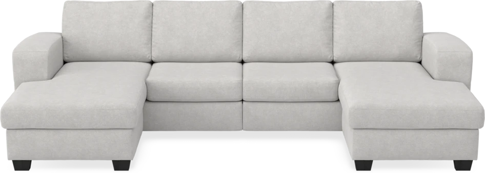 Friday - 2-sits soffa med två schäslonger - Grå