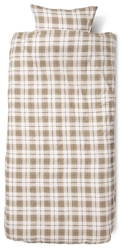 Staffan - Påslakanset i bomullsflanell - Beige
