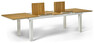 Modena - Utebord, L 220-319 cm - Vit
