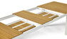 Modena - Utebord, L 220-319 cm - Vit
