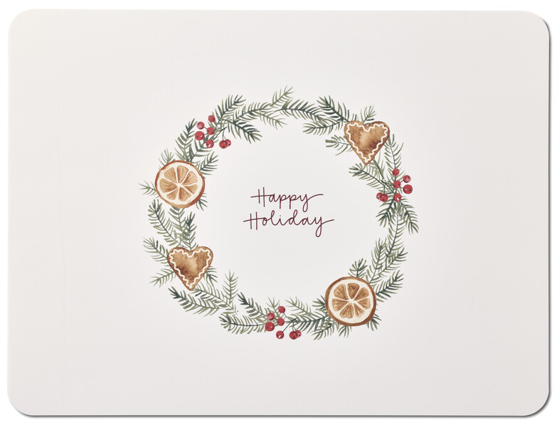 Happy holiday - Tablett i plast, 30x40 cm - Flerfärgad