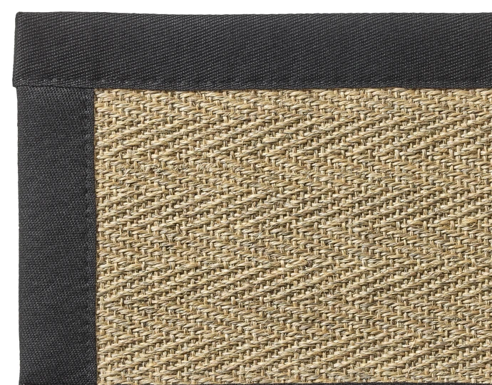 Zeta, Måttbeställd matta natur, kantband. Pris/Kvm