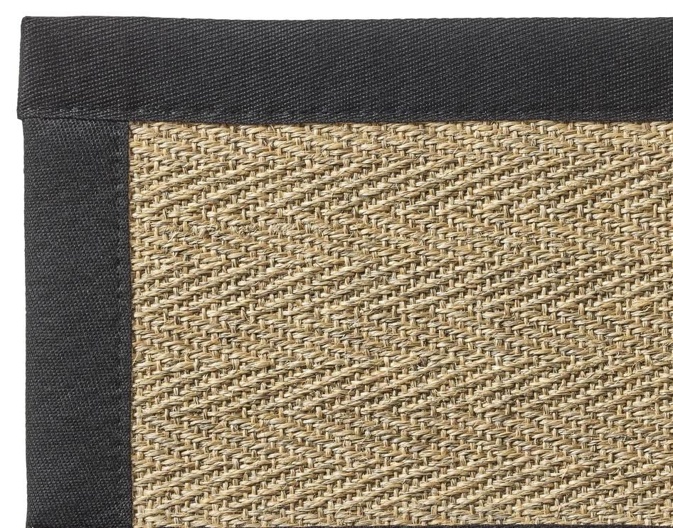 Zeta - Måttbeställd matta natur, kantband. Pris/Kvm - Beige