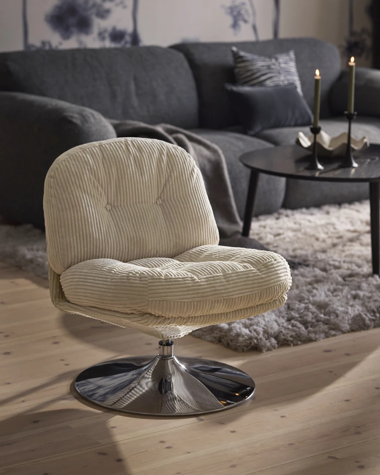 Tyko - Fåtölj beige - inspiration