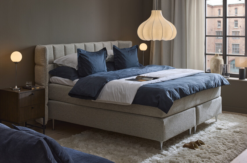 Delux Exclusive - Kontinentalsäng, dubbelsäng med bäddmadrass och sängben - inspiration