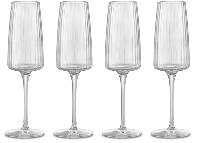 Exclusiva, Champagneglas, H 22,5 Ø 6,8 cm, 25,5 cl, 4-pack