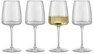 Exclusiva - Vitvinsglas, H 20 Ø 8,1 cm, 37,4 cl, 4-pack - Vit