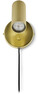 Hubble - Vägglampa, B12 H15 cm - Gul