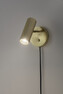Hubble - Vägglampa, B12 H15 cm - Gul