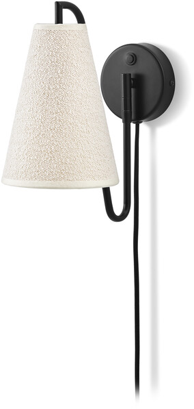 Lou - Vägglampa, B14 H28 cm - Vit